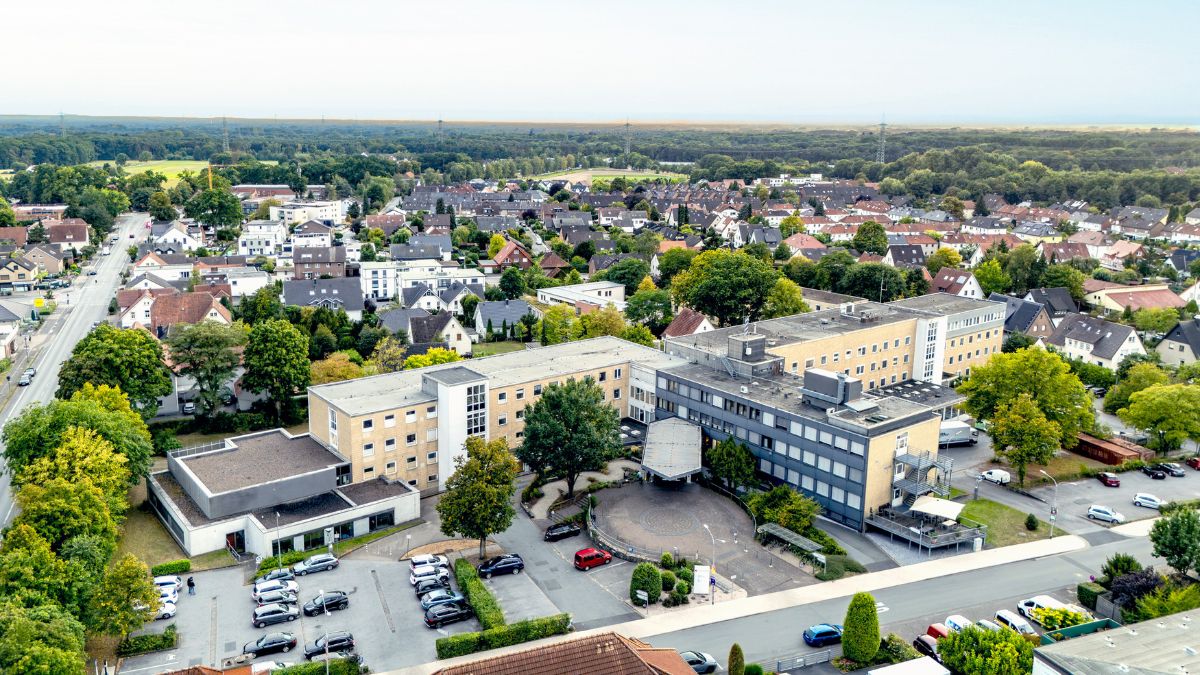 Luftaufnahme Klinikum Bielefeld - Halle (Westf.)